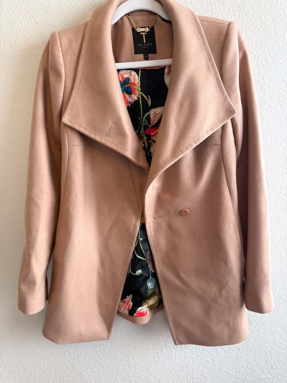 Ted Baker London  Belted Wool and Cashmere Blend Coat